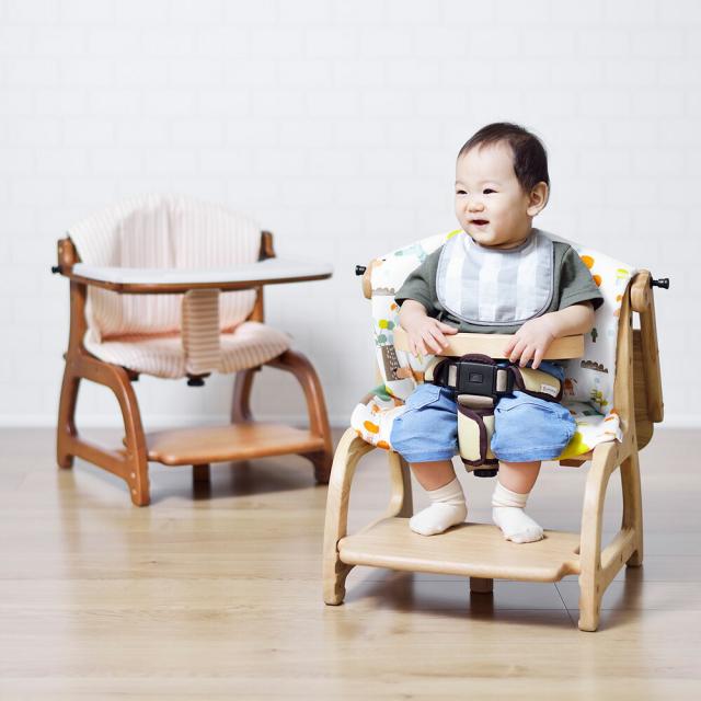 すくすくローチェアII ナチュラル ベビーチェア キッズチェア ロータイプ テーブル 木製 チェア 椅子 食事 離乳食 床暮らし すくすくプ