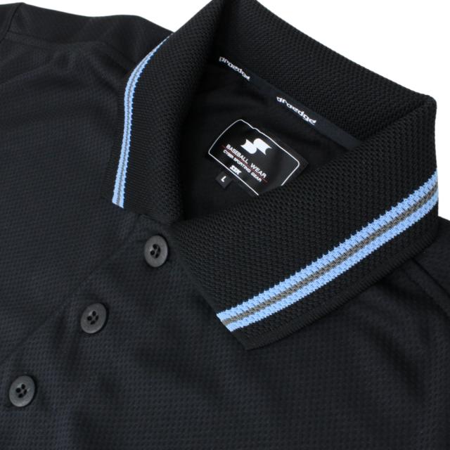SSK レプリカ審判半袖シャツ ブラック [UWP241R] 2024年〜モデル M〜XO2 エスエスケイ 審判服 野球審判用 アンパイア用 ラッピング不可