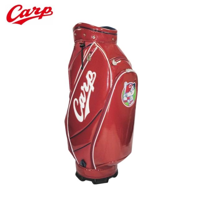 広島東洋カープ ゴルフ 9.5型キャディバッグ レッド [HCCB-4427] レザックス LEZAX ラッピング不可