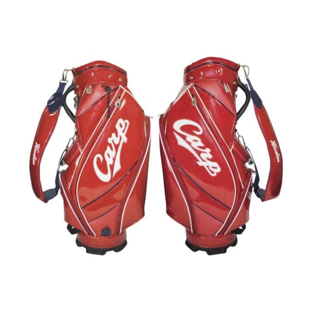 広島東洋カープ ゴルフ 9.5型キャディバッグ レッド [HCCB-4427