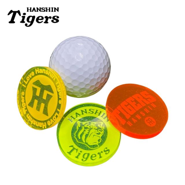 阪神タイガースグッズ 蛍光ゴルフマーカー 3個セット [trt-696]