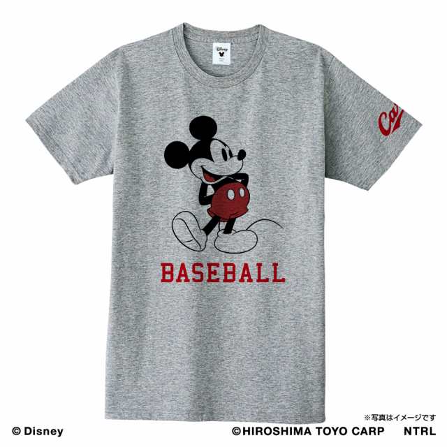 Mickey Mouse 広島東洋カープ ｔシャツ Baseball 杢グレー 大人用の通販はau Pay マーケット 野球キングダム