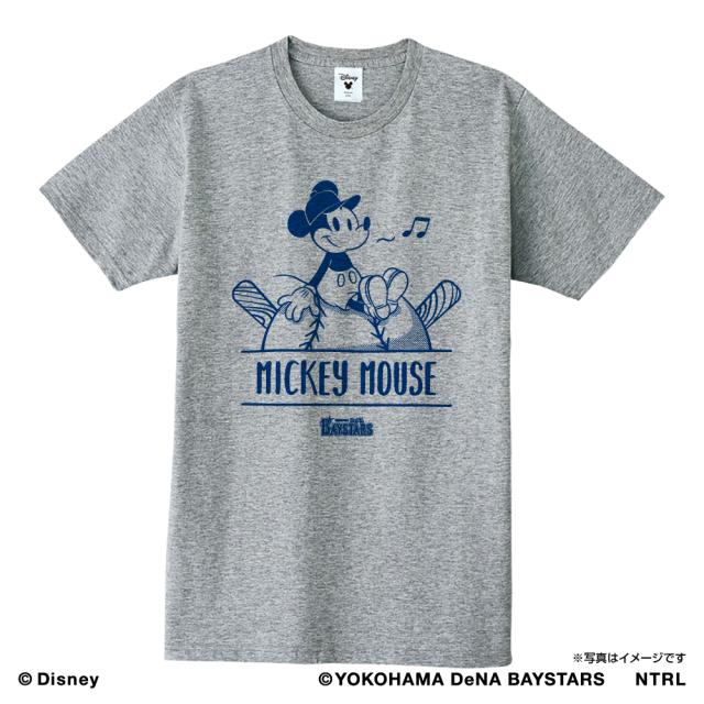 Mickey Mouse 横浜denaベイスターズ ｔシャツ ひとやすみ 杢グレー 大人用の通販はau Pay マーケット 野球キングダム