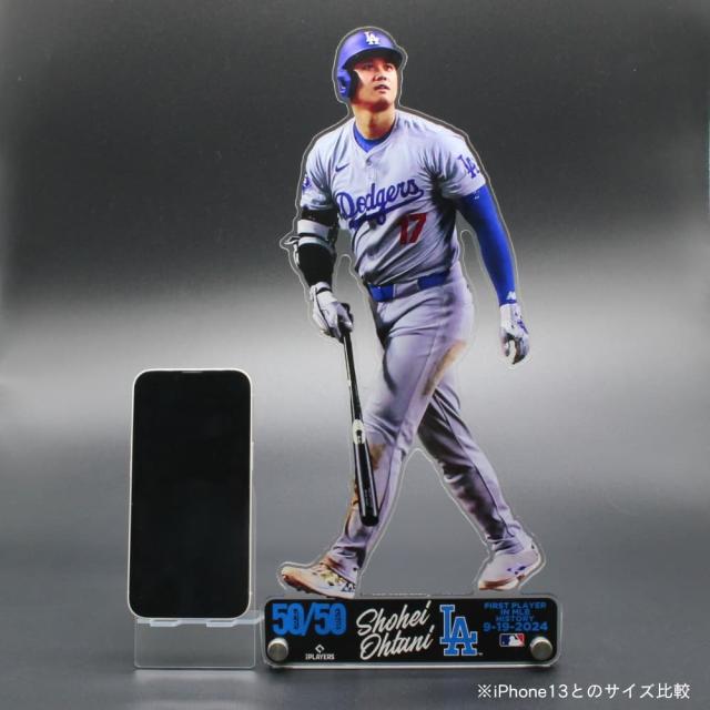 【史上初50/50達成記念】大谷翔平 ドジャースグッズ SHOHEI OHTANI「50/50 バッティング」アクリルスタンド（スタンディー）MLB Los Angeles Dodgers Shohei Ohtani 50/50 Batting Acrylic Player Standee ラッピング可_6
