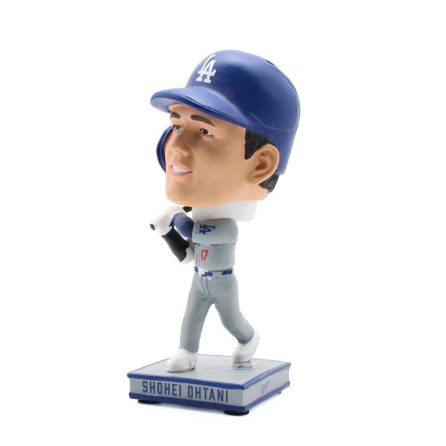 【504体限定】大谷翔平 ドジャースグッズ ボブルヘッド ヒッティング (AWAY) 4.5インチ（約11cm）SHOHEI OHTANI LOS ANGELES DODGERS HITTING 4.5 INCH MINI BIGHEAD - AWAY ラッピング可_2