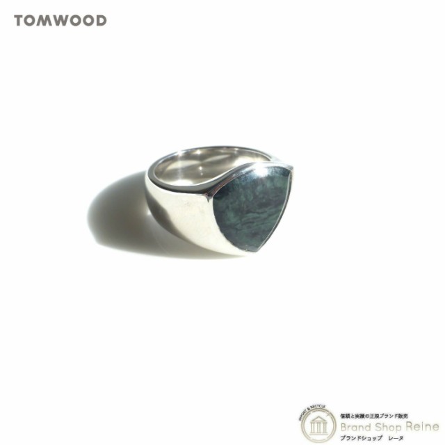 新品 トムウッド（TOM WOOD） Shield Ring シールドリング グリーン ...