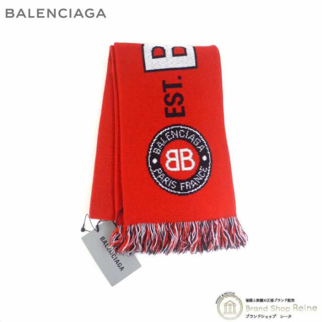 新品 バレンシアガ （BALENCIAGA） サッカー ニット BB ロゴ ウール