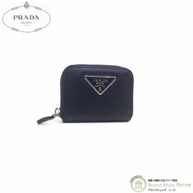 未使用品 プラダ（PRADA） サフィアーノ トライアングル カード コイン