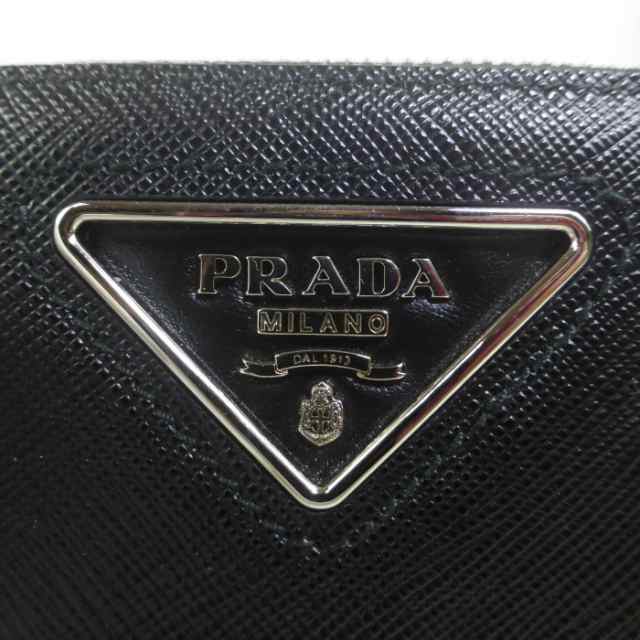 未使用品 プラダ（PRADA） サフィアーノ トライアングル カード コイン