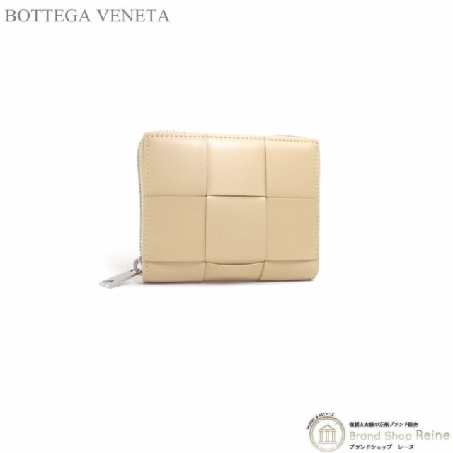 未使用】 ボッテガヴェネタ BOTTEGA VENETA カセット 3つ折り