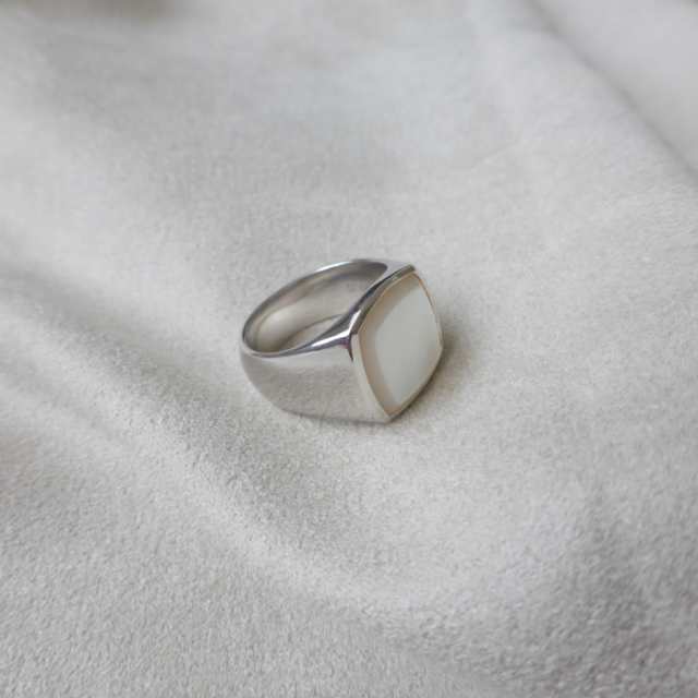 【新品未使用】 トムウッド TOMWOOD リング CUSHION SATIN RING STERLING SILVER シルバー925 R74HSNA02S925 【52：約12号】