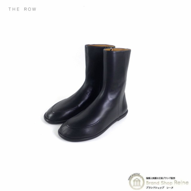 新品 ザ・ロウ（The Row） Canal Boot レザー ショートブーツ サイド