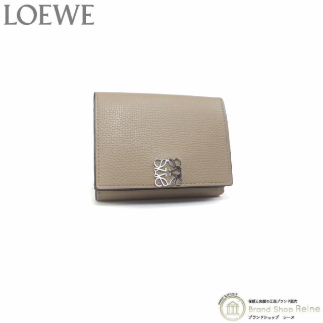 中古 ロエベ（LOEWE） アナグラム トライフォールド 6cc ウォレット