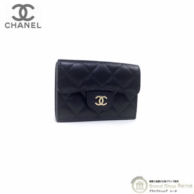 カード入れ⇒4箇所【専用】CHANEL 財布 マトラッセ キャビアスキン フラップウォレット