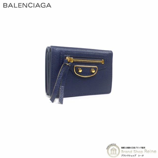 BALENCIAGA】バレンシアガ クラシックミニウォレット三つ折り-