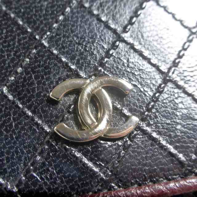 中古 シャネル（CHANEL） ビコローレ マトラッセ Wホック 三つ折り