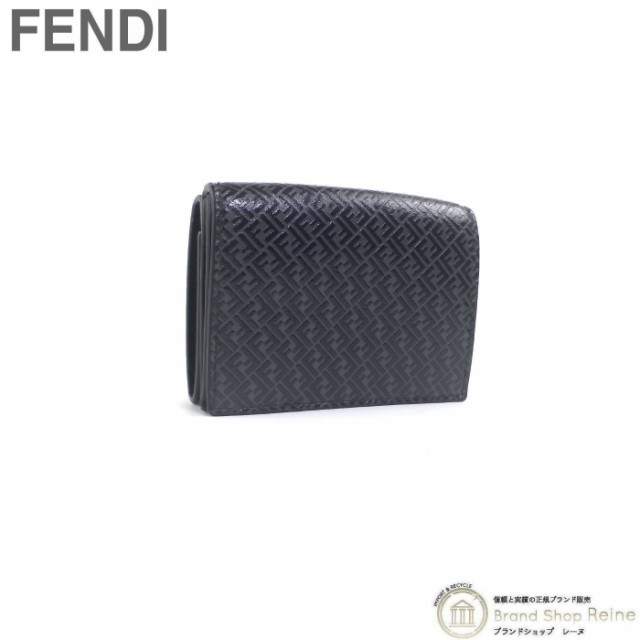 フェンディ（FENDI） FFエンボス トリフォールド ウォレット 三つ折り