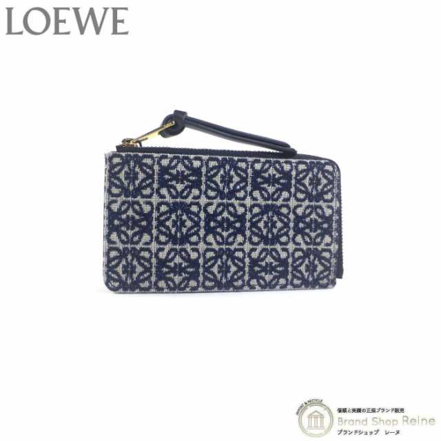 新品 ロエベ（LOEWE） リピート アナグラム ジャガード コインカード