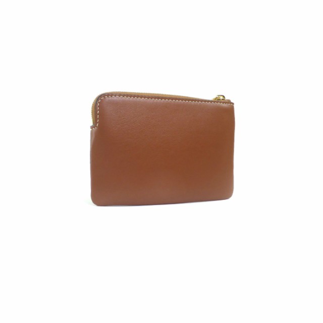 未使用品 セリーヌ（CELINE） トリオンフ COIN＆Card Purse フック付き コイン カードポーチ カードケース 小銭入れ 10C66  TAN 中古｜au PAY マーケット