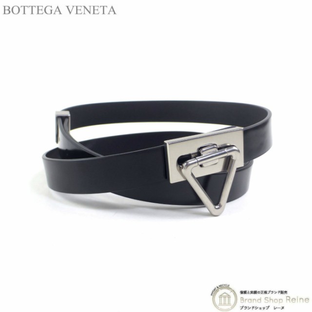 BOTTEGA VENETA 本革ベルト 95cm ボッテガヴェネタ ブラック-