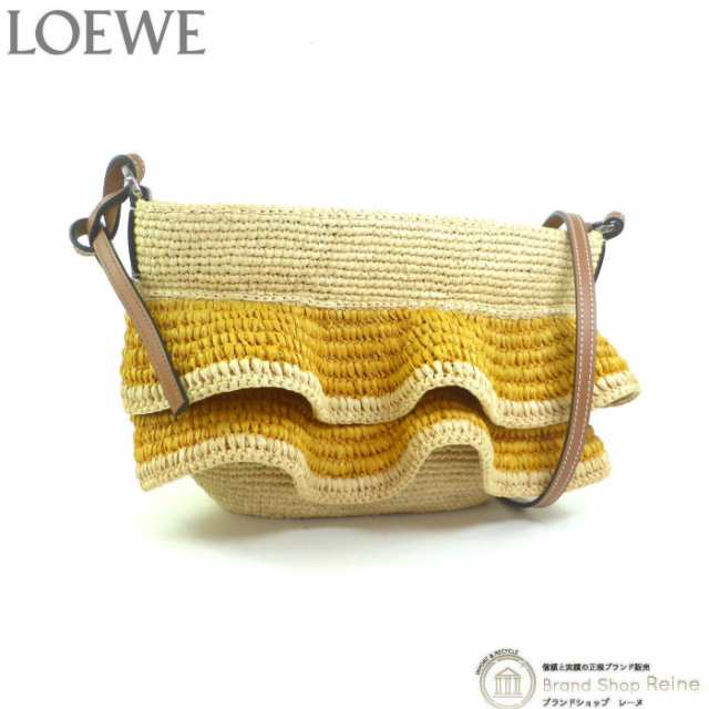 未使用品 ロエベ（LOEWE） ラッフル ショルダー ポシェット バッグ ...