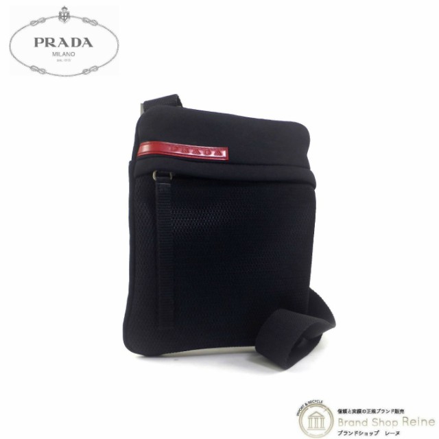 美品 プラダ（PRADA） プラダスポーツ ナイロン メッシュ×ネオプレーン