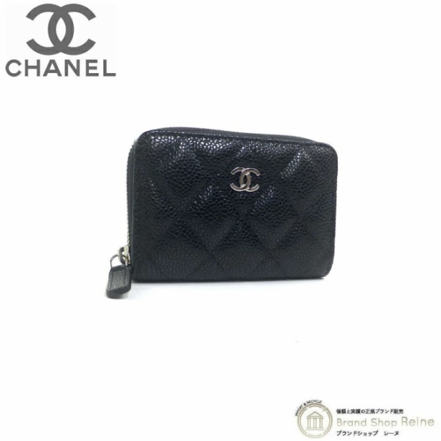 CHANEL シャネル　マトラッセ コインケース ブラック AP0216