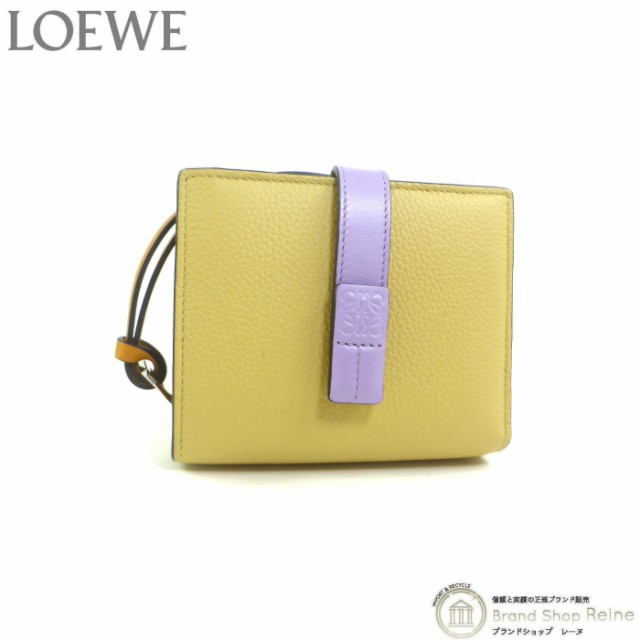 美品 ロエベ（LOEWE） コンパクト ジップ ウォレット 二つ折り 財布