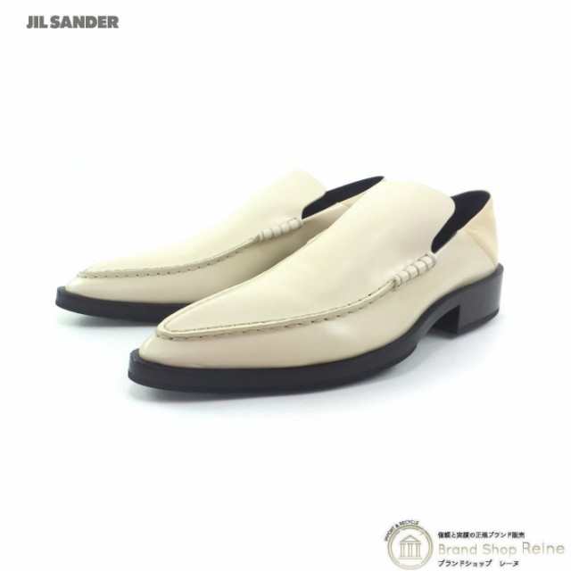 新品 ジルサンダー（JIL SANDER） フラットモカシン レザー ポイン