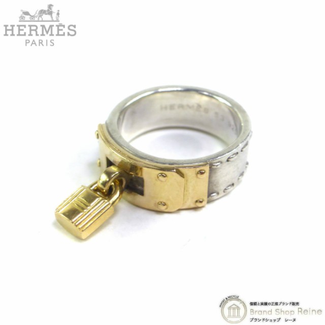 中古 エルメス（HERMES） ケリー リング SV925/Au750 18K 指輪 ＃53 ...