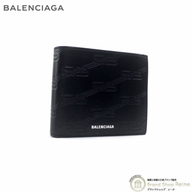 中古 バレンシアガ（BALENCIAGA） BBロゴ Embossed Monogram スクエア ...