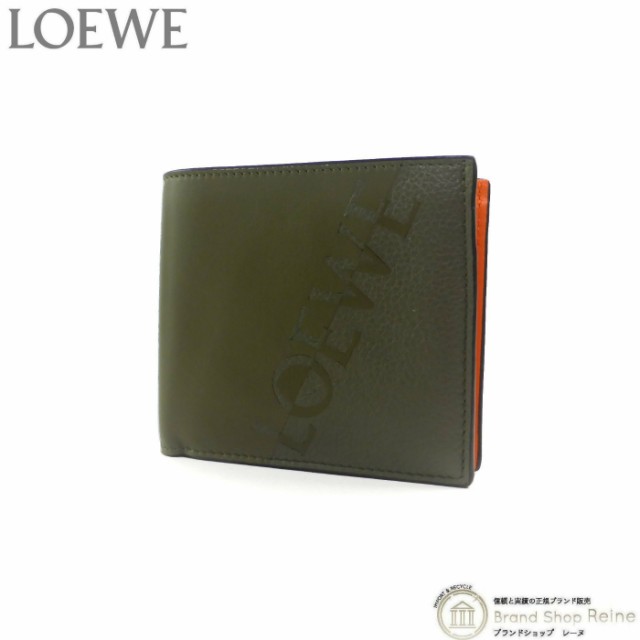 中古 ロエベ（LOEWE） シグネチャー バイフォールド コインウォレット