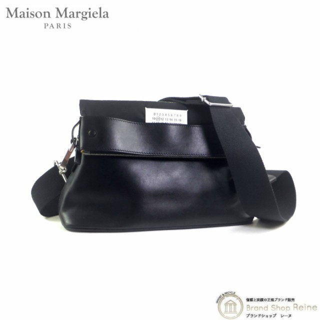 美品 メゾン マルジェラ（Maison Margiela） 5AC バッグ 2way クラッチ ショルダー バッグ S55UI0174 ブラック  メンズ 中古｜au PAY マーケット