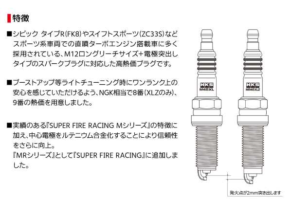 エクシーガ クロスオーバー7 YAM スーパーファイヤーレーシング プラグ 4本 HKS 50003-MR45HLZ NGK9番相当 H27.04〜 ネコポス  送料無料の通販はau PAY マーケット - プロツールショップヤブモト | au PAY マーケット－通販サイト