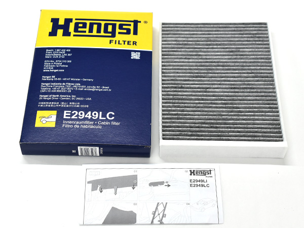 VOLVO エアコンフィルター Hengst (ヘングスト) V30767024 E2949LC Hengst ヘングスト エアコンフィルター A&frasl;C
