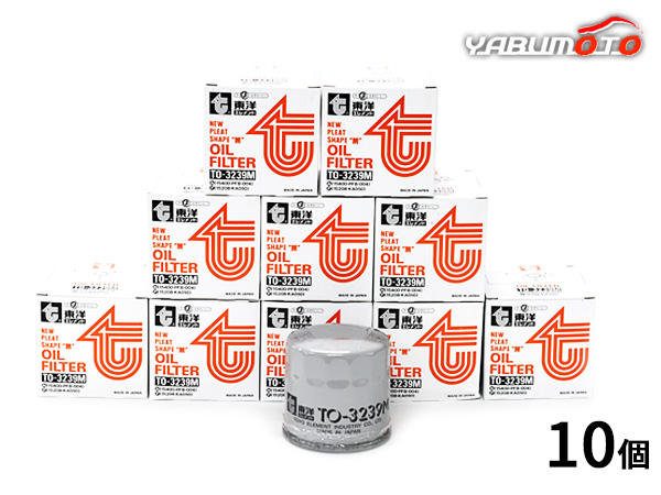 東洋エレメント オイルエレメント オイルフィルター TO-3239M 10個セット ホンダ スバル 送料無料の通販は 6,762円