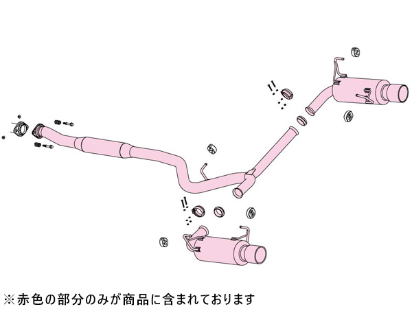 フジツボ マフラー A-R エーアール BMG レガシィ B4 2.0 ターボ DIT