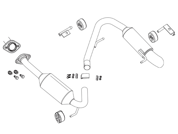 フジツボ マフラー A-K エーケー JB64W ジムニー R06A H30.7〜R3.10 740-81908 法人のみ配送 送料無料_1