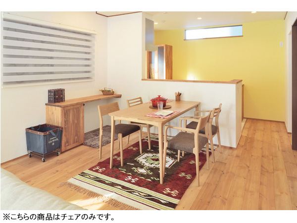 東谷 アームチェア ナチュラル W50.5×D48×H78×SH44 JPC-122OAK 一人掛け シンプル 上品 ダイニング メーカー直送 送料無料_3