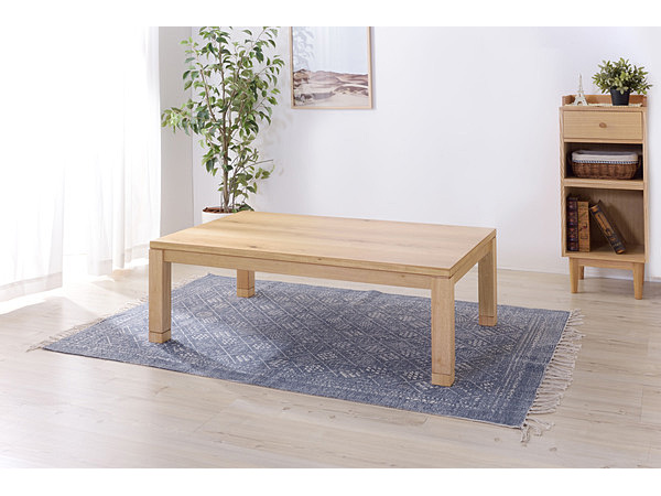 東谷 コタツテーブル ナチュラル W135×D80×H36/40 KTJ-135NA 組立式