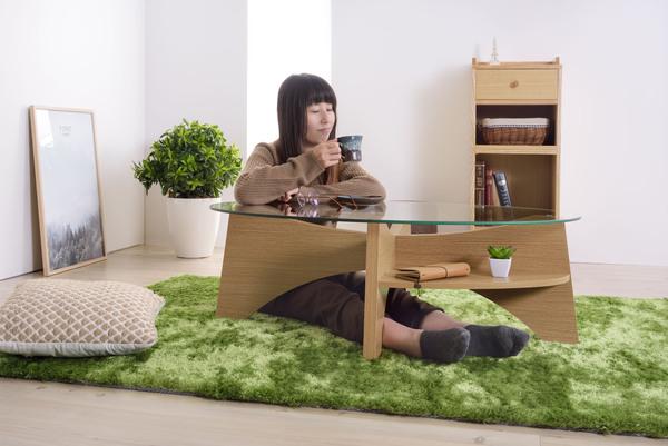 東谷 LE-454NA ガラストップ オーバルテーブル ナチュラル 美品 東谷(あずまや) オーバルテーブル ナチュラル LE-454NA【メーカー直送