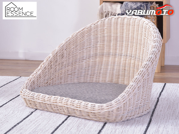 東谷 ラタン フロアチェア ナチュラル W53×D49×H38×SH7 NRS-425NA フロア チェア 座椅子 リビング 和室 洋室 メーカー直送 送料無料 10,457円