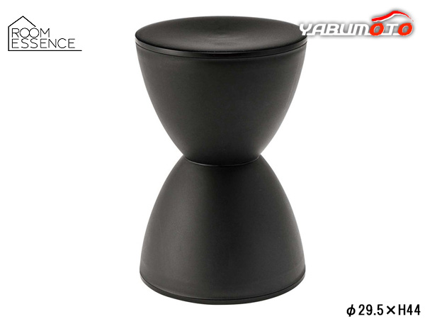 東谷 スツール ブラック φ29.5×H44 PC-680BK 椅子 スツール 1人掛け 腰掛け チェア リビング おしゃれ 個性 メーカー直送 送料無料の通販は 5,010円