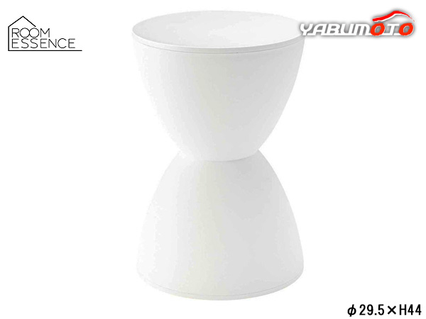 東谷 スツール ホワイト φ29.5×H44 PC-680WH 椅子 スツール 1人掛け 腰掛け チェア リビング おしゃれ 個性 メーカー直送 送料無料の通販は 5,010円