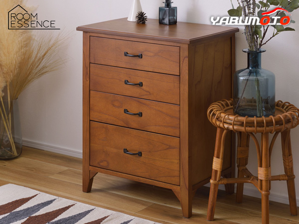 東谷 ティンバー ミニチェスト ブラウン W60×D40×H75 PM-316 棚 収納 ミンディ材 アンティーク 黒アイアン メーカー直送 送料無料の通販は 19,656円