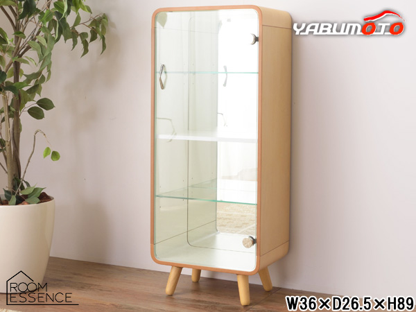 東谷 コレクションシェルフL ナチュラル W36×D26.5×H89 PT-612NA 雑貨 収納 オタ活 推し活 趣味 ディスプレイ メーカー直送 送料無料