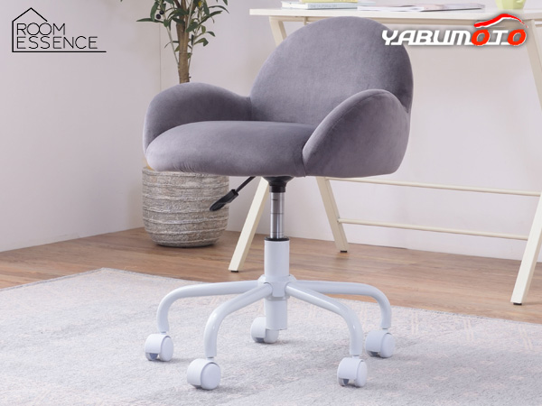 東谷 デスクチェア グレー W54×D50×H64-72×SH43-51 RKC-401GY キャスター付 パソコンチェア 昇降機能 回転 メーカー直送 送料無料の通販は 10,400円