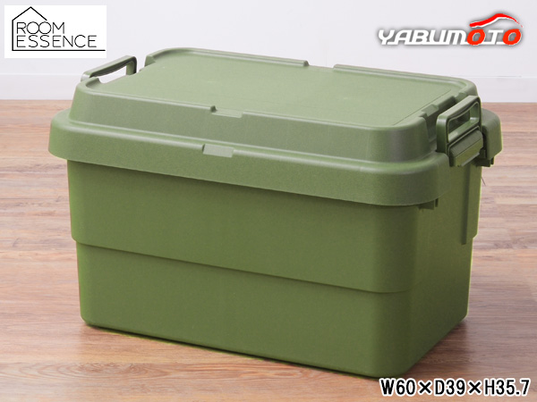 東谷 トランクカーゴS蓋 50L カーキ W60×D39×H35.7 TC-50SKH アウトドア キャンプ 収納ボックス メーカー直送 送料無料