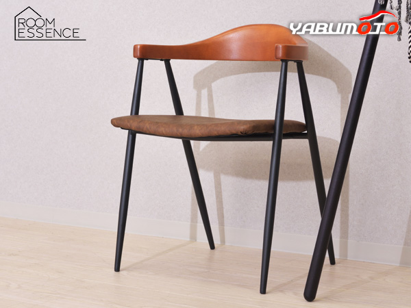 東谷 アームチェア ブラウン W56×D52.5×H73.3×SH44 TEC-63