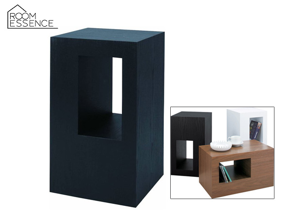 東谷 セル サイドテーブル ブラック 黒 机 スツール W28×D28×H48 CEL-70BK あずまや メーカー直送 送料無料の通販は